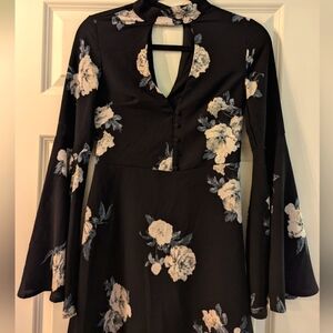 Floral Keyhole Dress